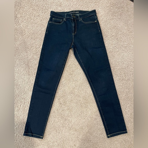 MICHAEL KORS Izzy Skinny Ankle mid-rise Denim Jeans - Picture 1 of 9